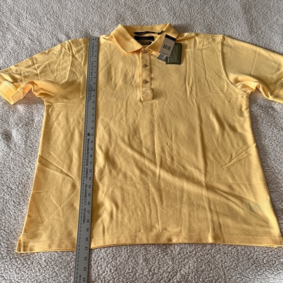 Greg Norman Collection Playdry Sunny Yellow Polo Shirt Xl New - Picture 6 of 8